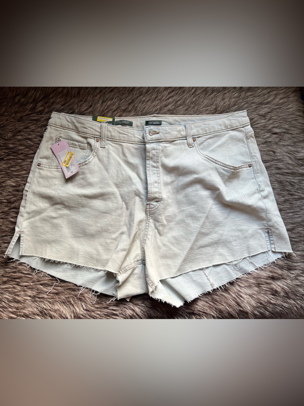 NWT Wild Fable Light Blue Frayed Denim Cutoff Shorts